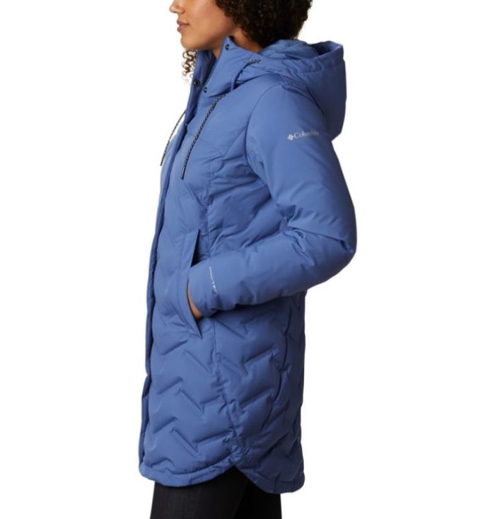 Jaqueta Columbia Mountain Croo™ Long Jaqueta Feminino Azul Marinho Azuis Portugal | 126581-OLP9