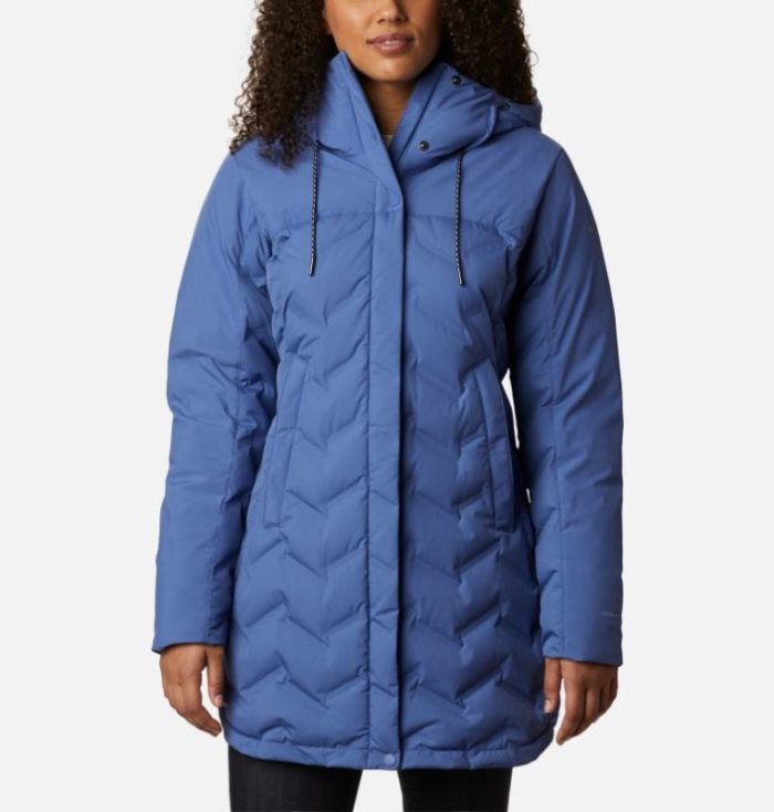 Jaqueta Columbia Mountain Croo™ Long Jaqueta Feminino Azul Marinho Azuis Portugal | 126581-OLP9