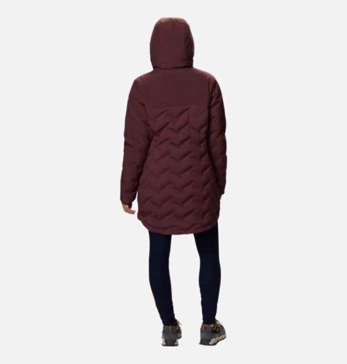 Jaqueta Columbia Mountain Croo™ Long Jaqueta Feminino Vermelhas Escuro Portugal | 175177-DEGG