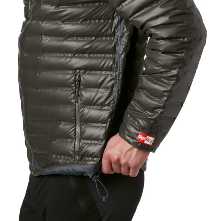 Jaqueta Columbia OutDry™ Ex Gold Encapuzado Down Casaco Puffer Masculino Pretas Portugal | 145110-03PD