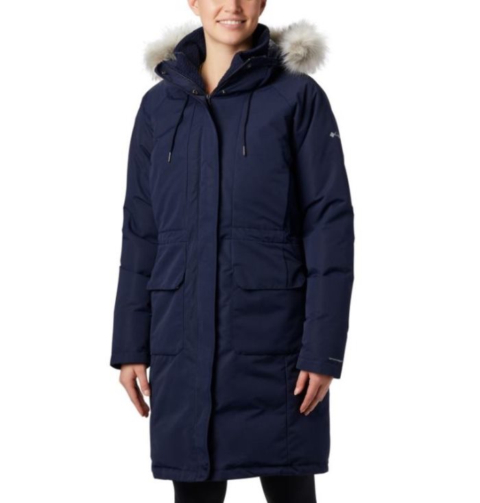 Jaqueta Columbia South Canyon™ Down Parka Feminino Azuis Escuro Portugal | 197099-ZJEV