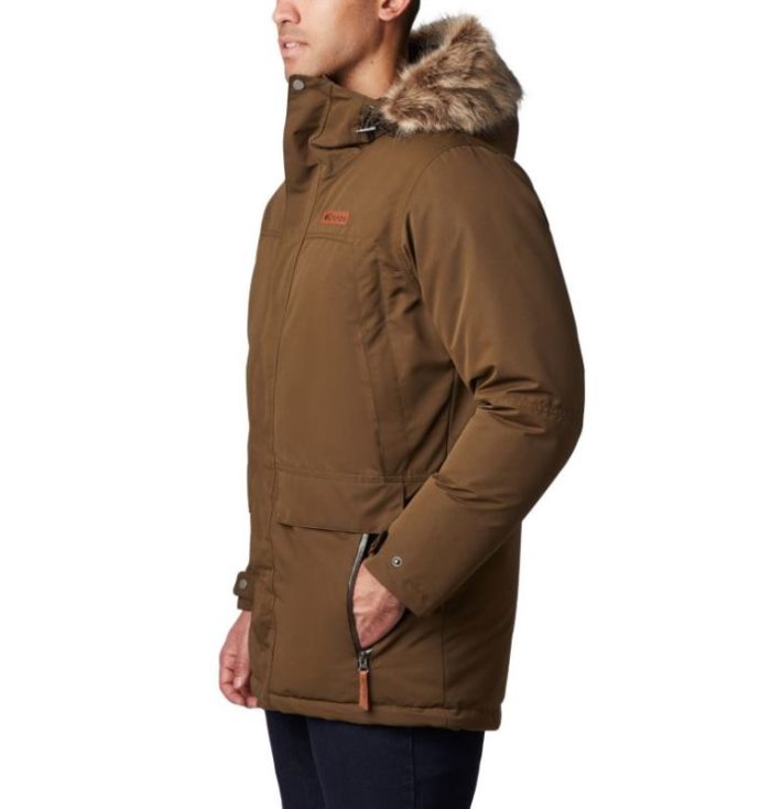 Jaqueta Columbia South Canyon™ Long Down Parka Masculino Verde Oliva Verdes Portugal | 185222-PHLY