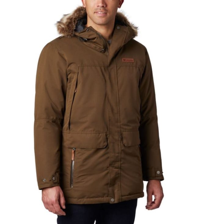 Jaqueta Columbia South Canyon™ Long Down Parka Masculino Verde Oliva Verdes Portugal | 185222-PHLY