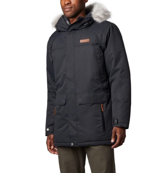 Jaqueta Columbia South Canyon™ Long Down Parka Masculino Pretas Portugal | 193411-IB0A