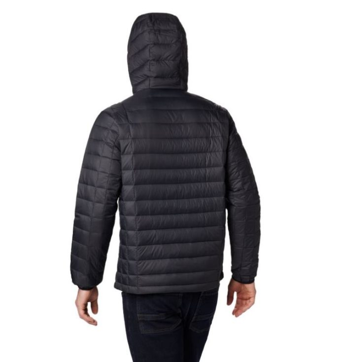 Jaqueta Columbia Voodoo Falls™ 590 TurboDown™ Encapuzado Casaco Puffer Masculino Pretas Portugal | 118406-1Y6L