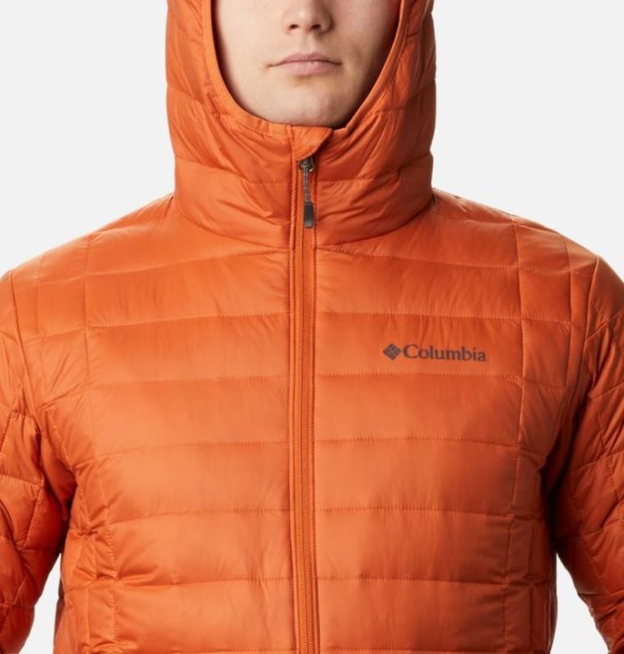 Jaqueta Columbia Voodoo Falls™ 590 TurboDown™ Encapuzado Casaco Puffer Masculino Laranja Portugal | 140876-NGSH