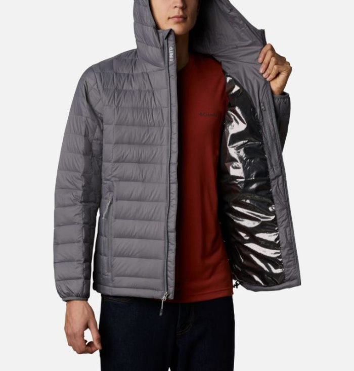 Jaqueta Columbia Voodoo Falls™ 590 TurboDown™ Encapuzado Casaco Puffer Masculino Cinzentas Portugal | 154820-4MXS