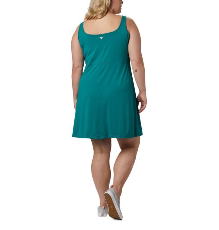 Vestidos Columbia PFG Freezer™ III Vestidos Feminino Turquesa Portugal | 150243-A1WU