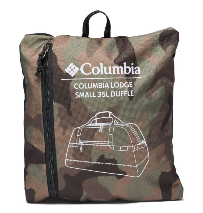 Mochilas E Rolos Columbia Lodge™ Small 35L Duffle Masculino Camufladas Pretas Portugal | 132060-OGHP