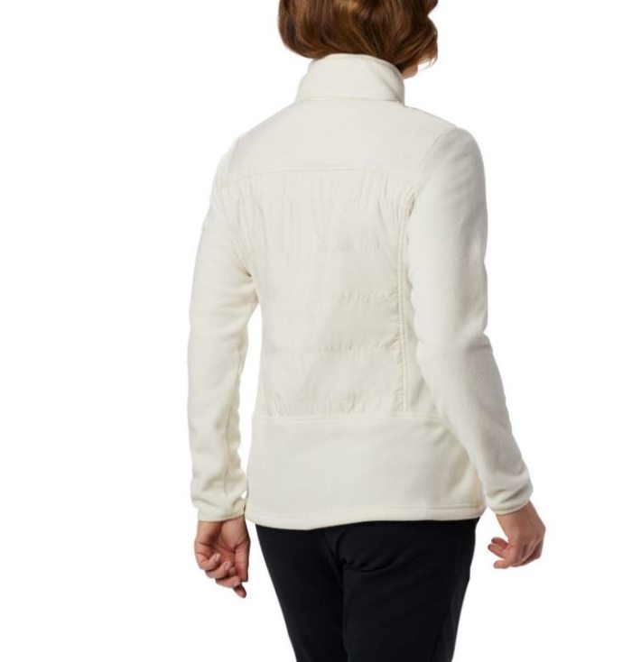 Casaco De Lã Columbia Basin Butte™ Fleece Full Zip Jaqueta Feminino Creme Portugal | 102857-8OCO