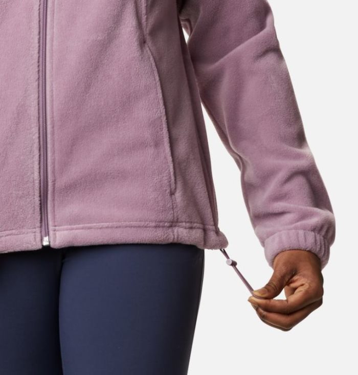 Casaco De Lã Columbia Benton Springs™ Full Zip Fleece - Petite Feminino Roxo Vermelhas Portugal | 113497-YY7K