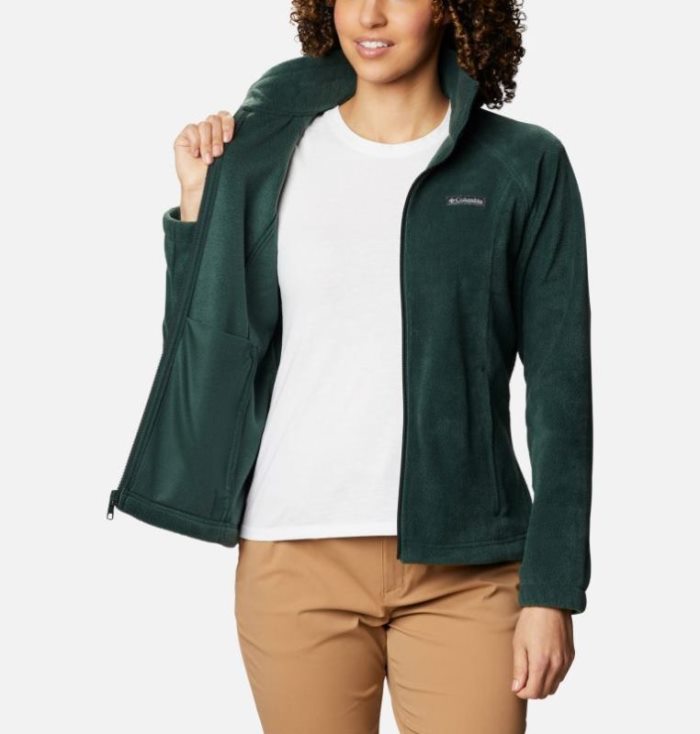 Casaco De Lã Columbia Benton Springs™ Full Zip Fleece - Petite Feminino Verdes Portugal | 118616-35QB