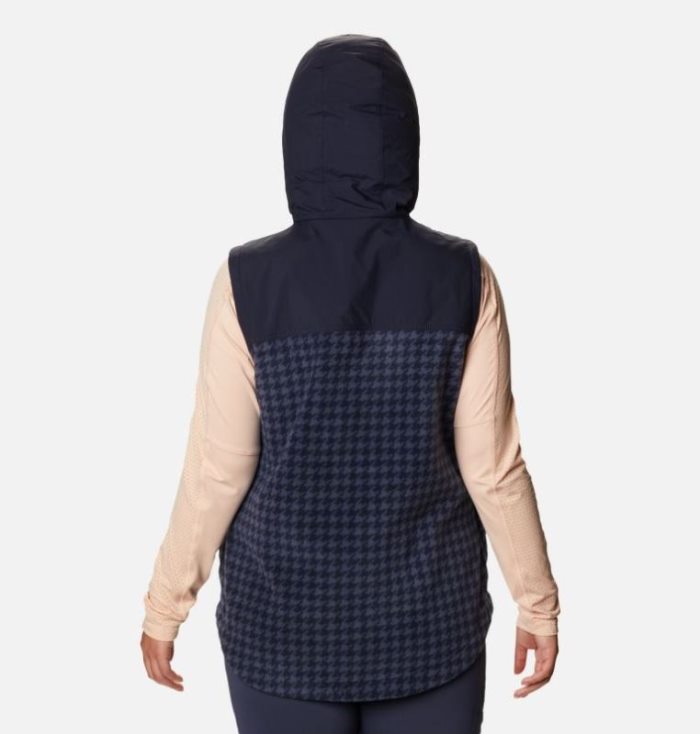 Casaco De Lã Columbia Benton Springs™ Overlay Vest Feminino Azuis Escuro Portugal | 152472-5UUB