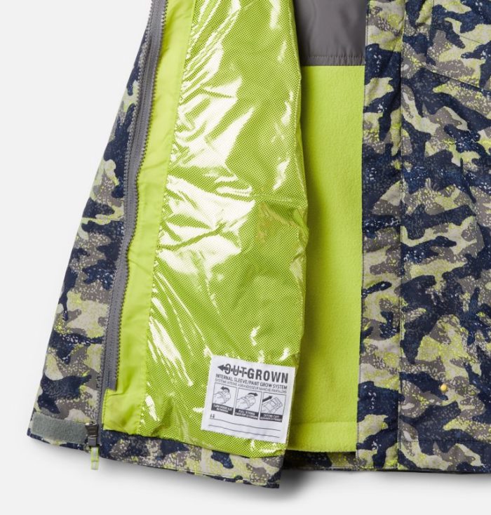 Casaco De Lã Columbia Bugaboo™ II Fleece Interchange Jaqueta Criança Verdes Amarelas Camufladas Portugal | 178254-IZ3A