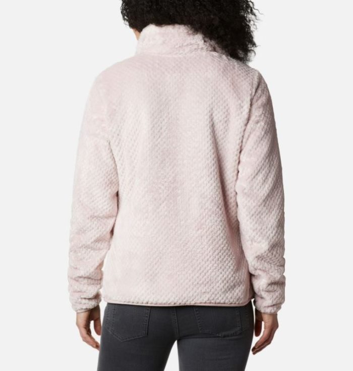 Casaco De Lã Columbia Fire Side™ II Sherpa Full Zip Fleece Feminino Luz Rosa Portugal | 114578-RA53