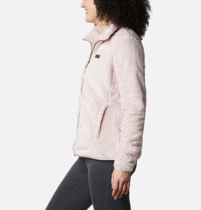 Casaco De Lã Columbia Fire Side™ II Sherpa Full Zip Fleece Feminino Luz Rosa Portugal | 114578-RA53