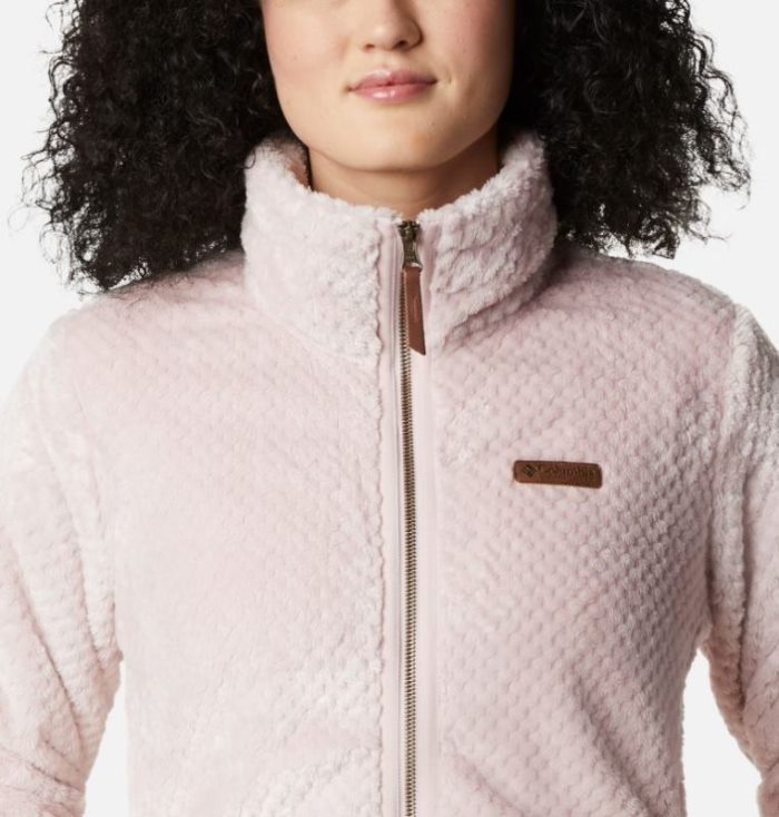 Casaco De Lã Columbia Fire Side™ II Sherpa Full Zip Fleece Feminino Luz Rosa Portugal | 114578-RA53