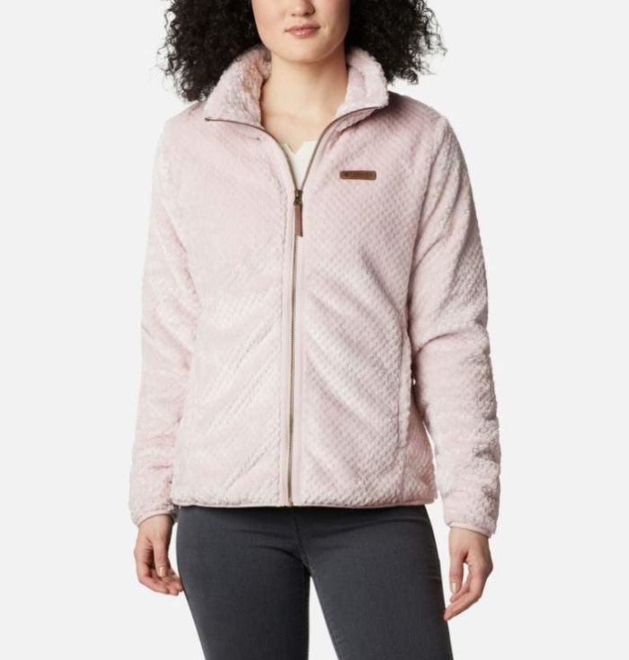 Casaco De Lã Columbia Fire Side™ II Sherpa Full Zip Fleece Feminino Luz Rosa Portugal | 114578-RA53