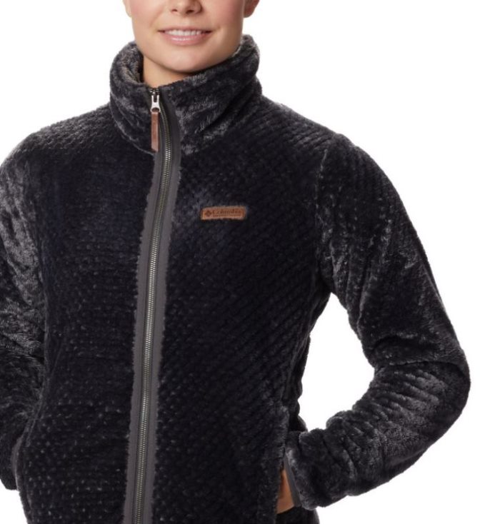 Casaco De Lã Columbia Fire Side™ II Sherpa Full Zip Fleece Feminino Cinzentas Escuro Portugal | 161062-R5H2