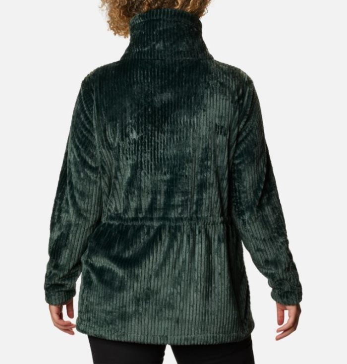 Casaco De Lã Columbia Fire Side™ Long Full Zip Sherpa Casaco De Lã Feminino Verdes Portugal | 125514-ZH2M