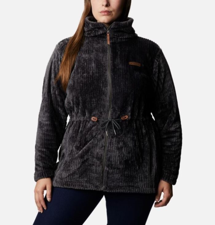 Casaco De Lã Columbia Fire Side™ Long Full Zip Sherpa Casaco De Lã Feminino Cinzentas Escuro Portugal | 153809-L9XD