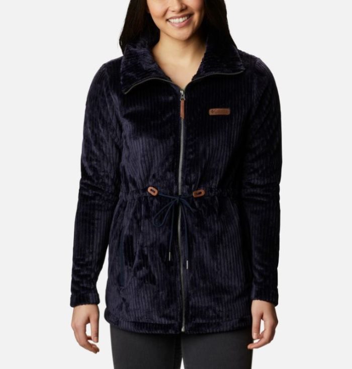 Casaco De Lã Columbia Fire Side™ Long Full Zip Sherpa Casaco De Lã Feminino Azuis Escuro Portugal | 156363-F8XA