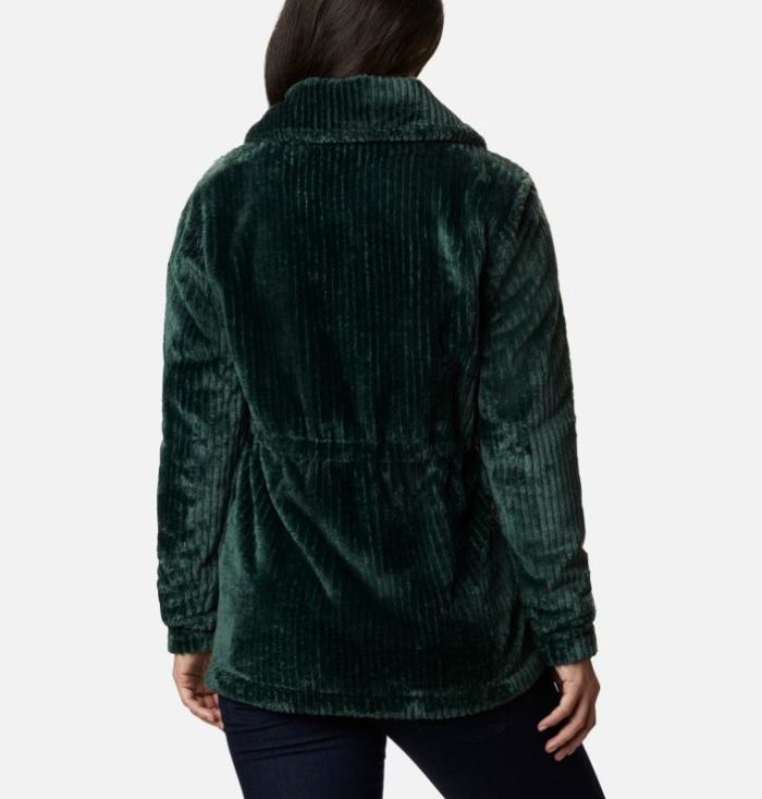 Casaco De Lã Columbia Fire Side™ Long Full Zip Sherpa Casaco De Lã Feminino Verdes Portugal | 188282-ZZP9