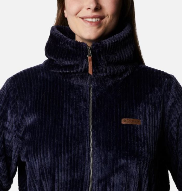 Casaco De Lã Columbia Fire Side™ Long Full Zip Sherpa Casaco De Lã Feminino Azuis Escuro Portugal | 196097-J38Y