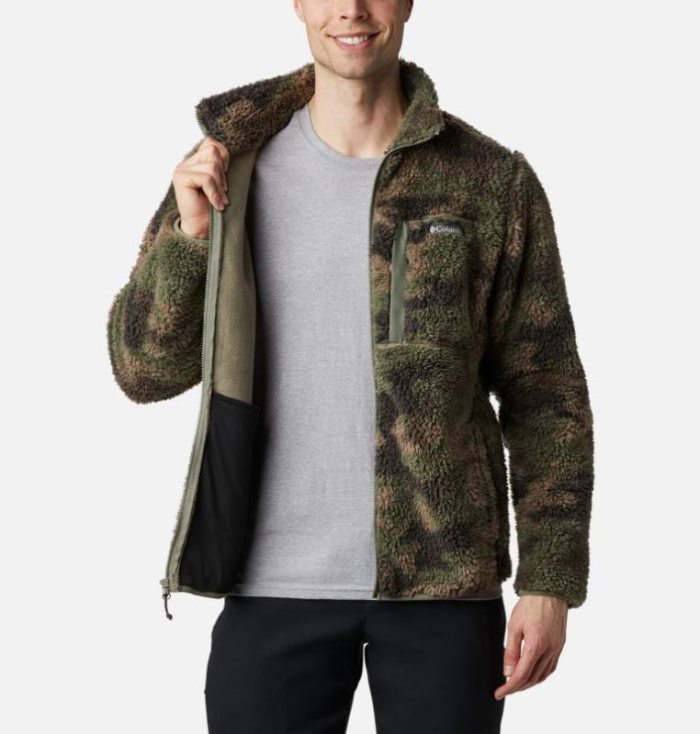 Casaco De Lã Columbia Inverno Pass™ Printed Casaco De Lã Masculino Camufladas Portugal | 120930-OLC7