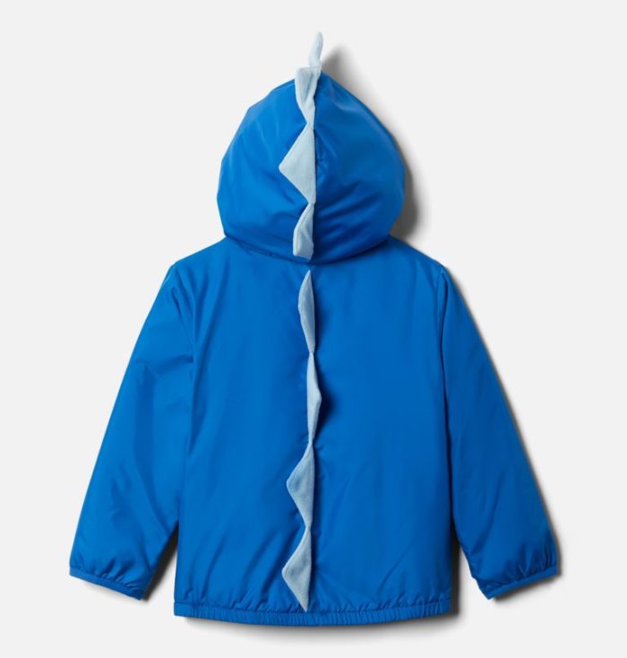 Casaco De Lã Columbia Kitterwibbit™ Encapuzado Fleece Forradas Jaqueta Criança Luz Azul Anil Azuis Portugal | 114502-13E5