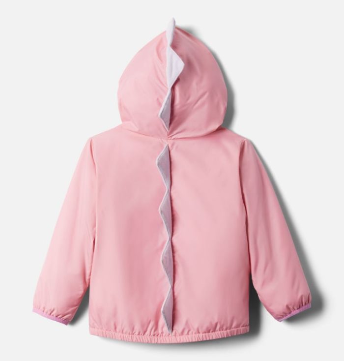 Casaco De Lã Columbia Kitterwibbit™ Encapuzado Fleece Forradas Jaqueta Criança Rosa Luz Roxo Portugal | 138314-26E5