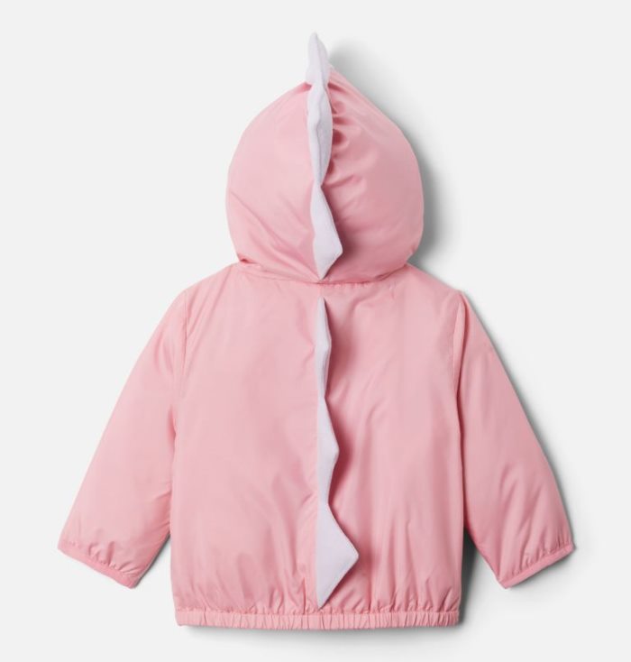 Casaco De Lã Columbia Kitterwibbit™ Encapuzado Fleece Forradas Jaqueta Criança Rosa Luz Roxo Portugal | 175046-MYLN