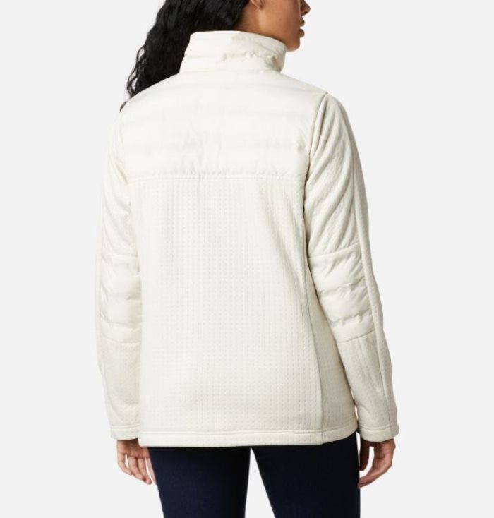 Casaco De Lã Columbia Northern Canyon™ Híbrido Full Zip Feminino Creme Portugal | 118607-5HPU