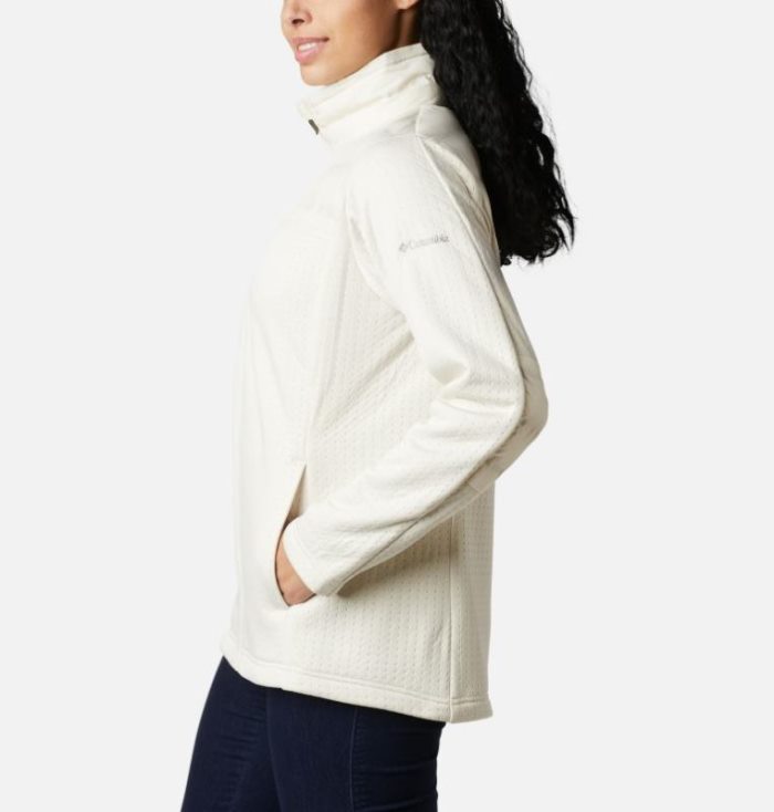 Casaco De Lã Columbia Northern Canyon™ Híbrido Full Zip Feminino Creme Portugal | 118607-5HPU