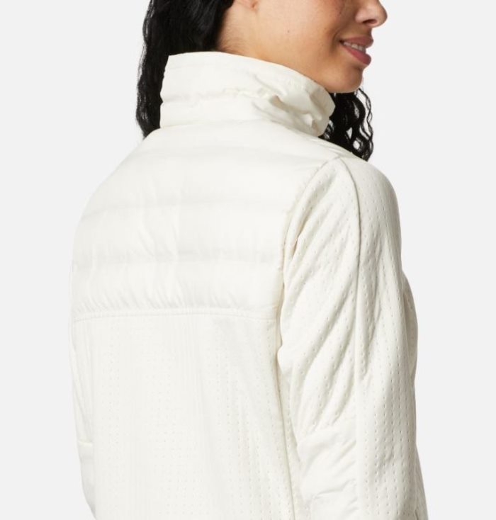 Casaco De Lã Columbia Northern Canyon™ Híbrido Full Zip Feminino Creme Portugal | 118607-5HPU