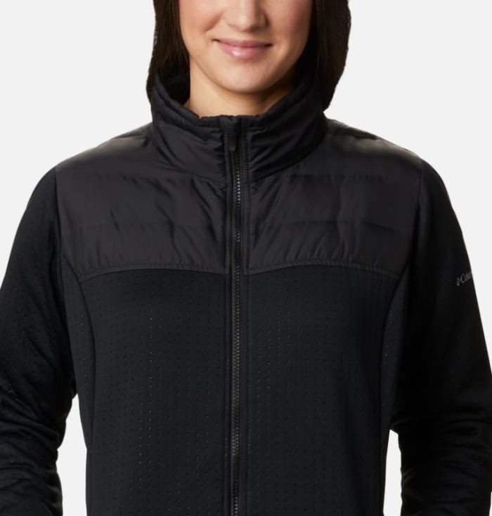 Casaco De Lã Columbia Northern Canyon™ Híbrido Full Zip Feminino Pretas Portugal | 120663-G4EO