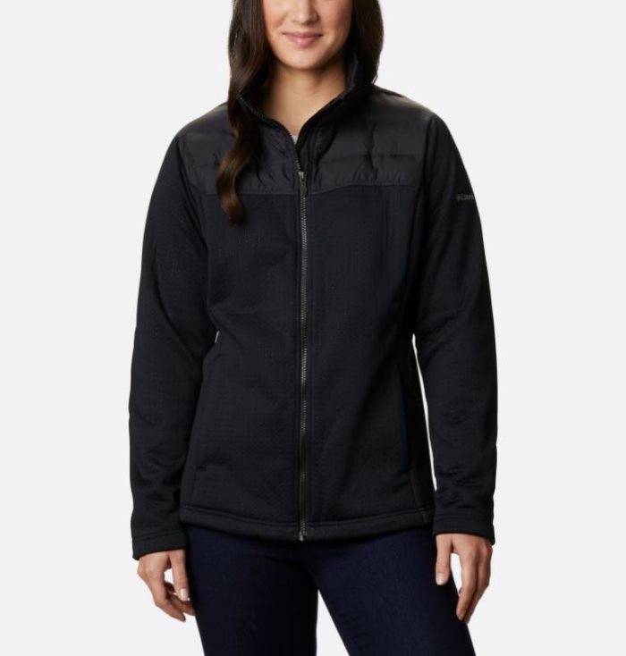 Casaco De Lã Columbia Northern Canyon™ Híbrido Full Zip Feminino Pretas Portugal | 120663-G4EO