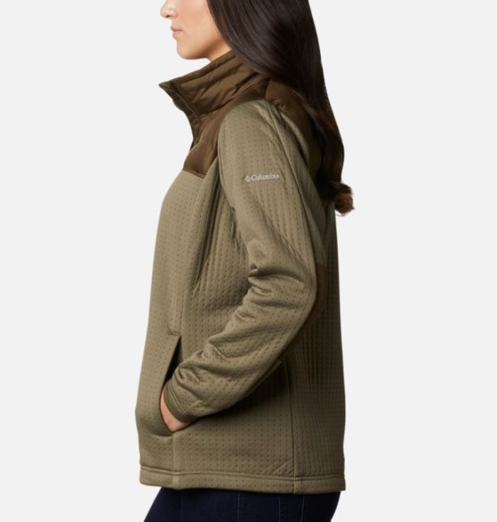 Casaco De Lã Columbia Northern Canyon™ Híbrido Full Zip Feminino Verdes Verde Oliva Verdes Portugal | 123067-TYZ8