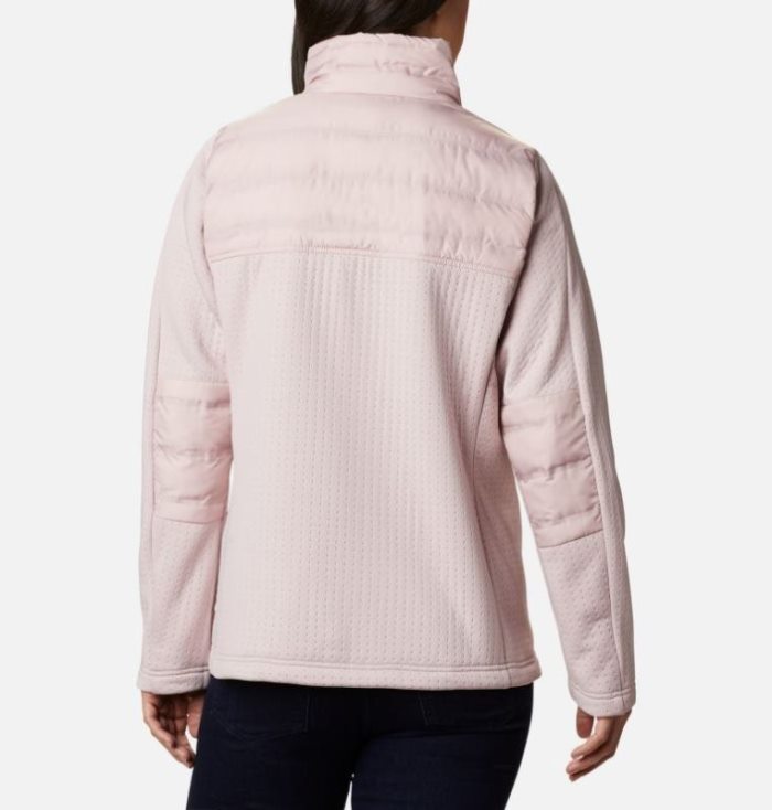 Casaco De Lã Columbia Northern Canyon™ Híbrido Full Zip Feminino Luz Rosa Portugal | 169787-GUBO