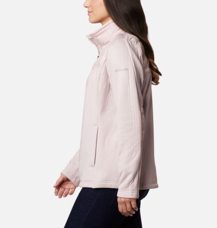 Casaco De Lã Columbia Northern Canyon™ Híbrido Full Zip Feminino Luz Rosa Portugal | 169787-GUBO