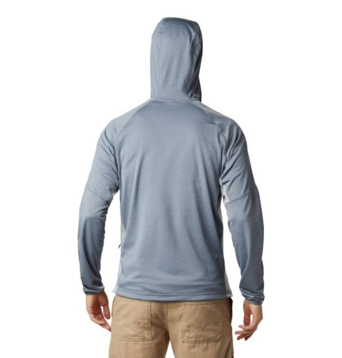 Casaco De Lã Columbia Single Canyon™ Encapuzado Fleece Masculino Cinzentas Portugal | 149223-3JYZ