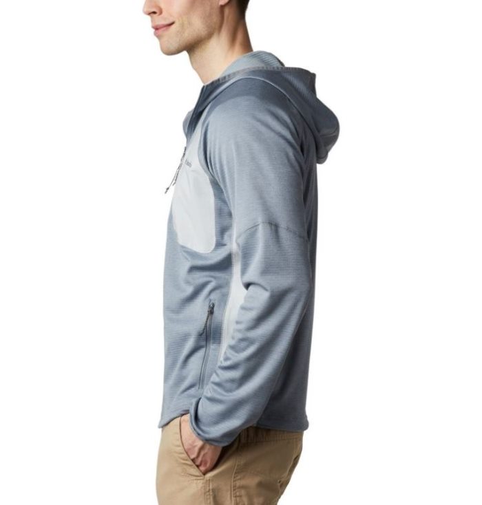 Casaco De Lã Columbia Single Canyon™ Encapuzado Fleece Masculino Cinzentas Portugal | 149223-3JYZ