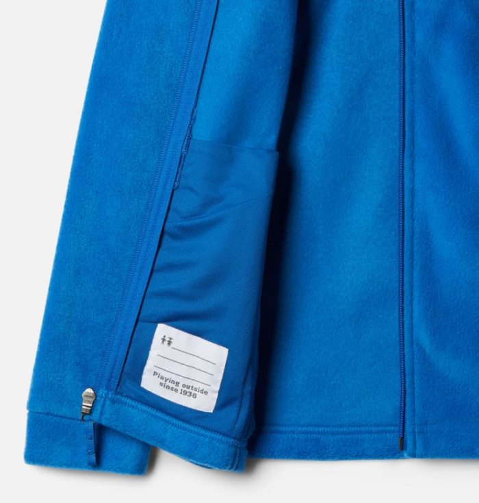 Casaco De Lã Columbia Steens™ Mountain II Fleece Encapuzado Jaqueta Criança Luz Azul Anil Portugal | 135327-NBR8