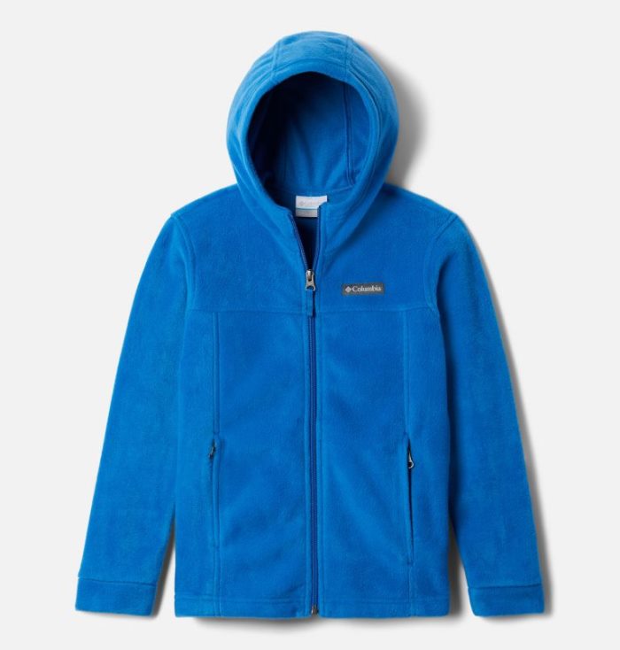 Casaco De Lã Columbia Steens™ Mountain II Fleece Encapuzado Jaqueta Criança Luz Azul Anil Portugal | 135327-NBR8