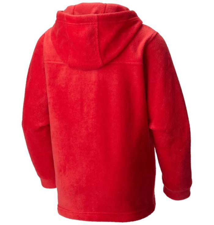 Casaco De Lã Columbia Steens™ Mountain II Fleece Encapuzado Jaqueta Criança Vermelhas Portugal | 142507-SF96