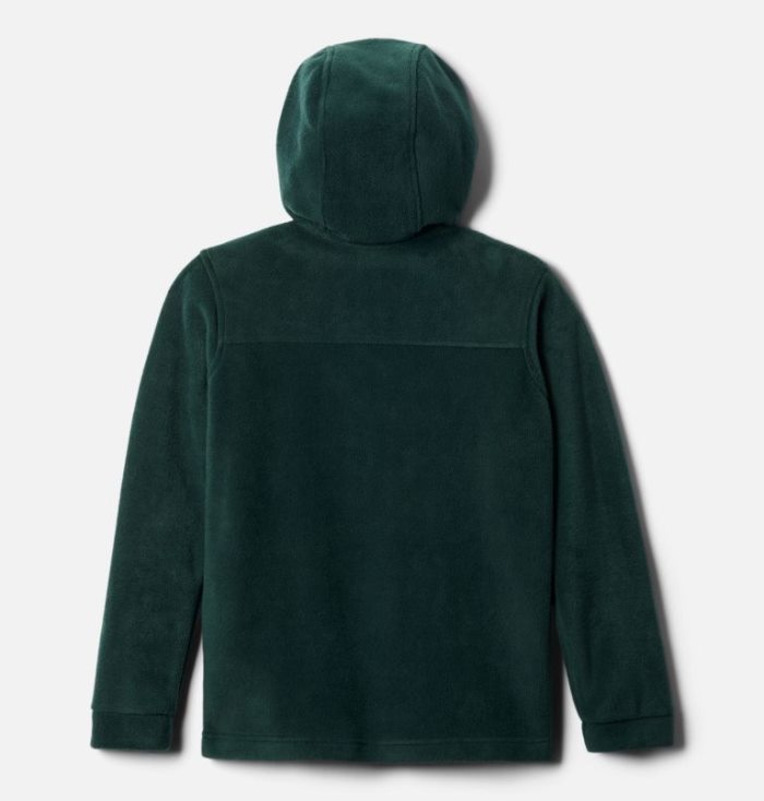 Casaco De Lã Columbia Steens™ Mountain II Fleece Encapuzado Jaqueta Criança Verdes Portugal | 149770-OFJJ