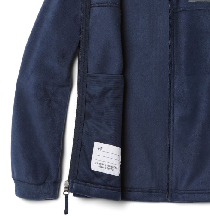 Casaco De Lã Columbia Steens™ Mountain II Fleece Encapuzado Jaqueta Criança Azul Marinho Portugal | 181489-UIZY