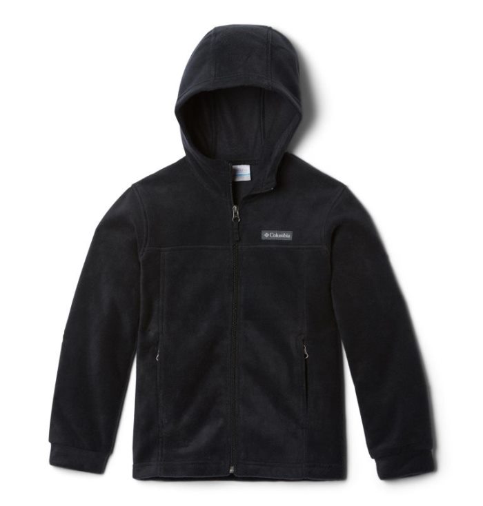 Casaco De Lã Columbia Steens™ Mountain II Fleece Encapuzado Jaqueta Criança Pretas Portugal | 184934-7AHU