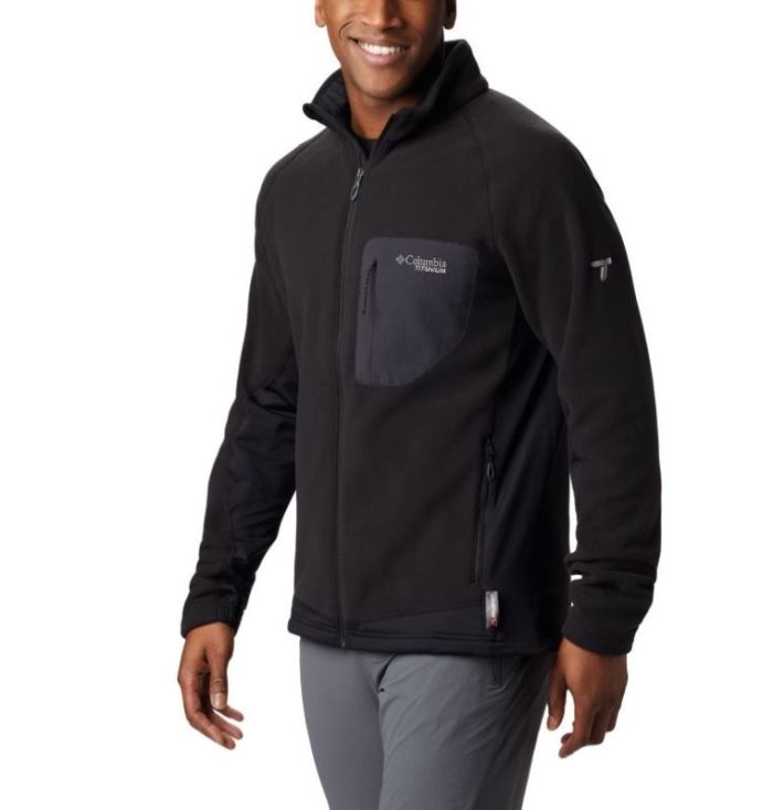 Casaco De Lã Columbia Titan Pass™ 2.0 II Fleece Masculino Pretas Portugal | 172568-NO8C