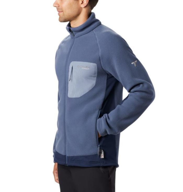 Casaco De Lã Columbia Titan Pass™ 2.0 II Fleece Masculino Azuis Escuro Azul Marinho Portugal | 175498-8LE5